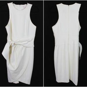 Cinq A Sept White Sleeveless Dress 4 NEW $394